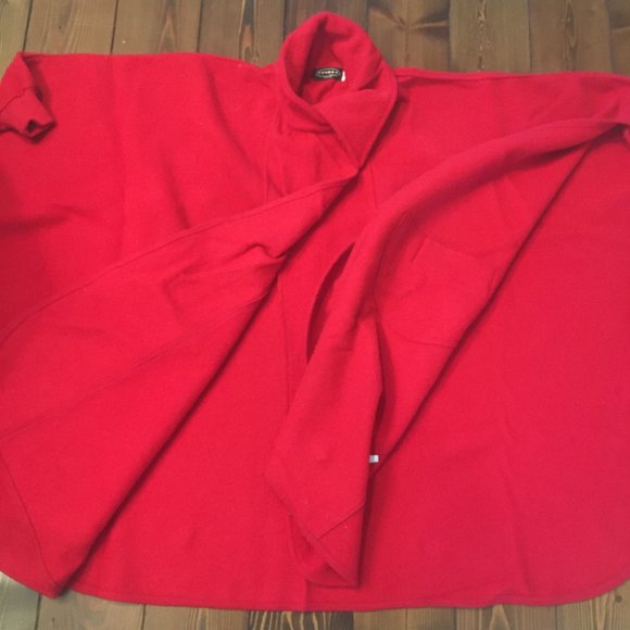 COPY - Vintage OS Tundra Sport Canada Wool Cape Coat Poncho - Picture 3 of 11